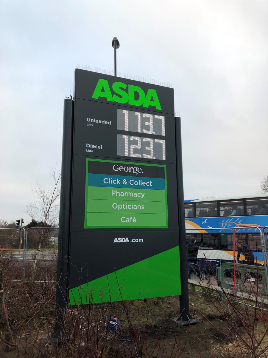 Another low cost refurbishment option delivered for the new #petrolstation at #ASDAFerring #signage great job by the WCS team