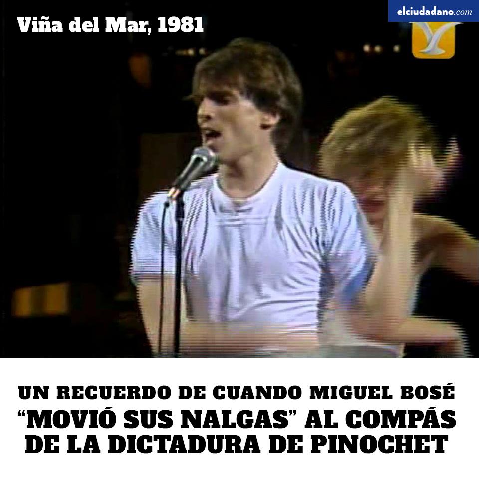 Ciudadano on Twitter: "Califican de a Miguel Bosé por críticas a Bachelet y le recuerdan su paso por Viña durante la dictadura ➡️ https://t.co/MgI7864vOX #miguelbose #miguelbosé #bachelet #viñadelmar #dictadura #chile #