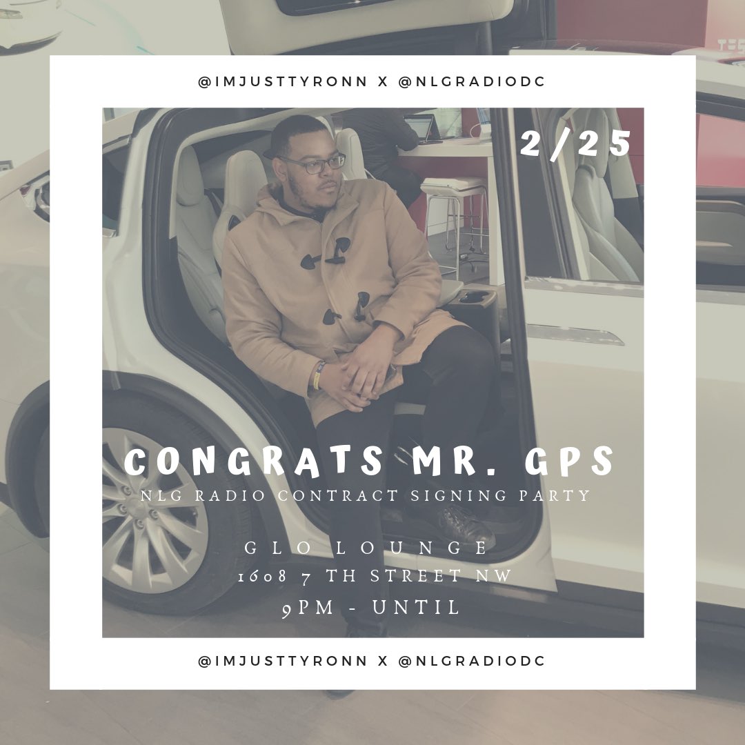 ROETheAgency's tweet photo. Congratulations to our Lifestyle Ambassador @imjusttyronn - NEW RADIO PERSONALITY FOR @nlgradiodc! Tonight, we celebrate his WIN!! Join Us along w: #TeamHENNESSY at #ModelMONDAYZ presents โMONDAY NIGHT LIVEโ!!! ๐จ๐๐จ๐ https://t.co/yvqbNIQ4hH