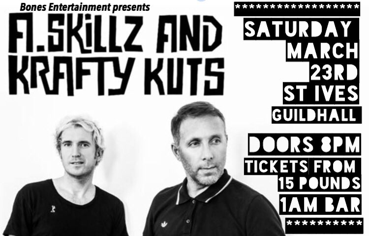 B0NES_ENT's tweet photo. An incredible evening of hip hop and break beats on Saturday March 23rd here in St Ives

Tickets in bio https://t.co/n2UPkoAQHw