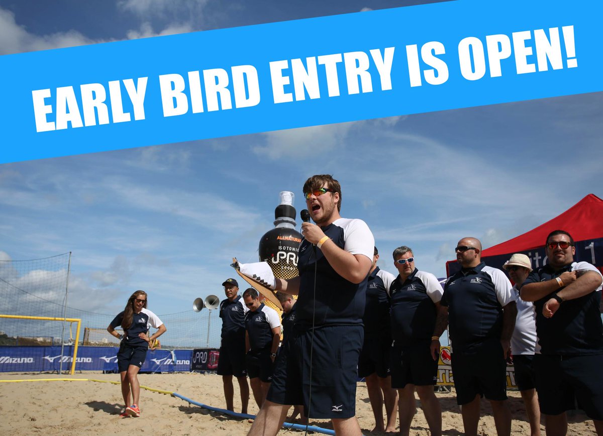 🗣#earlybird TEAM ENTRY is open 

#BeachHandball 
#beachnetball

Get your teams ready for the summer! 

Enter here 👉britishbeachsportschamps.com
