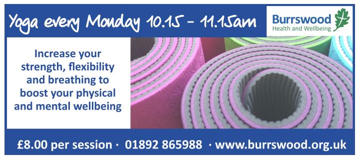 Coming Up:
Weekly Yoga starting on Monday 11th March 10.15am
burrswood.org.uk/news-and-event…
#yoga #Wellbeing #TunbridgeWells