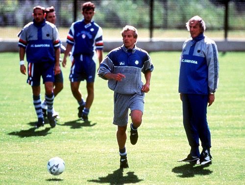 César Luis Menotti en Sampdoria César Luis Menotti en Sampdoria