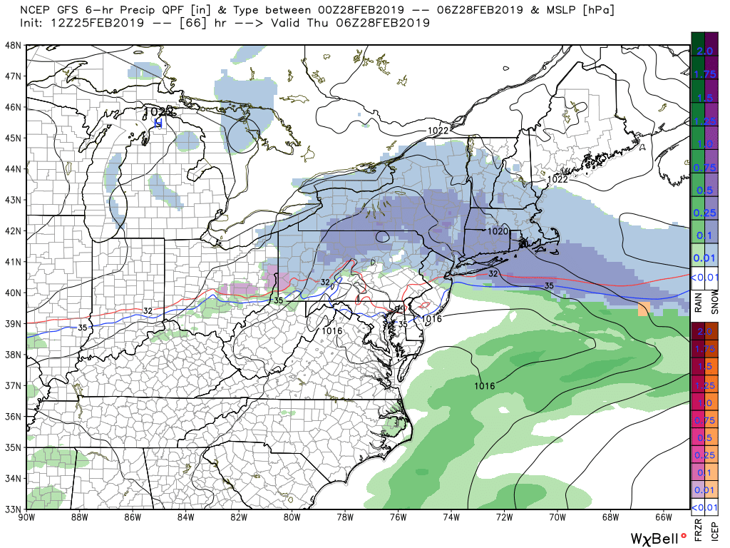 NJSnowPatriot's tweet image. 12z GFS, Quick 1 2 punch of snows possible for NNJ.. Track could be further North or South. #Needlethreader