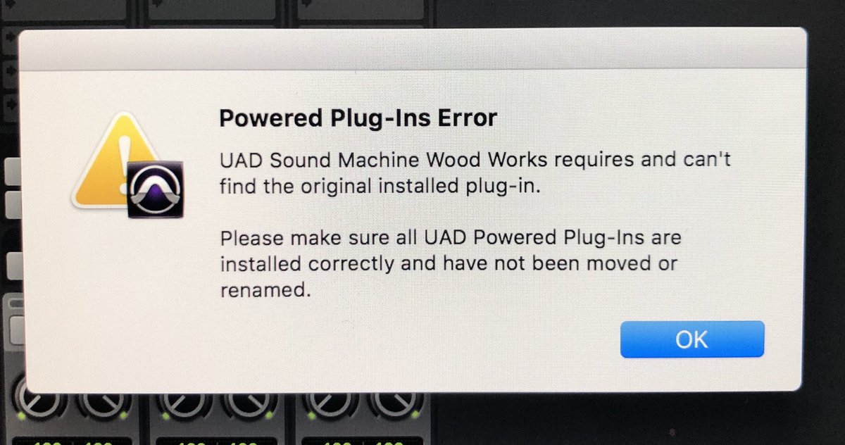 kylemanner's tweet photo. @UAudio what is this craziness? You REALLY NEED to create a plugin manager Bc this is absurd! I remove the plugins I don’t own so I can mix efficiently and not have to wade through a few hundred that I don’t own. But now when I move it back to demo I get this error? https://t.co/GsQN4JTUnV