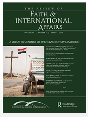 eu_are's tweet photo. #NFOM @eu_are's president, @jocelyne_cesari, has written an article for @tandfnewsroom's Review of Faith & International Affairs, which argues in favor of #NorbertElias’s historical & relational sociology to #rehabilitate the notion of #civilization in IR
https://t.co/S9jSCm1lKZ https://t.co/DZ3MfNu56o