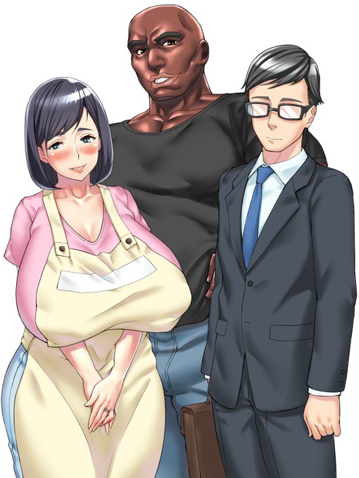 キャラデザ兼立ち絵の塗り完成しました。
有紀さんいい感じにムチムチにできたんで、エロシーン描くのが楽しみです。 