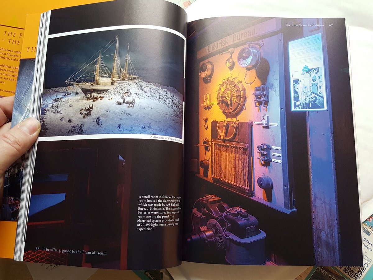 FramMuseum's tweet photo. Can’t get enough of @FramMuseum ? The new official guide book is available. All permanent exhibitions, photos and text, and more. 340 illustrated pages at only NOK 149. #museumguide #fram #gjoa #frammuseet #bestvalue #bestmuseuminnorway @VisitOSLO @visitnorway #amundsen #nansen https://t.co/4QZ4iPeAXU
