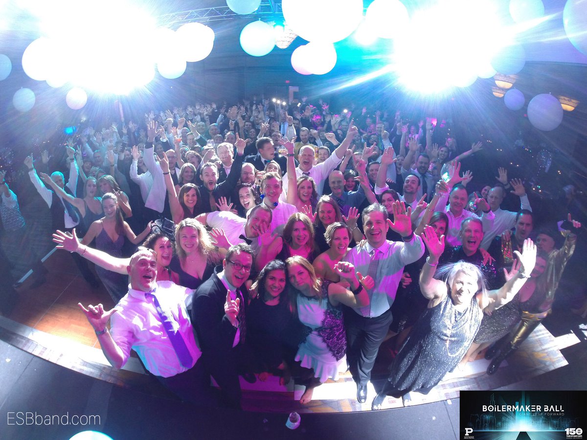We partied like it was 2169! Thanks for having us again! #BoilermakerBall <a href="/PurdueAlumni/">Purdue Alumni</a> #esbband