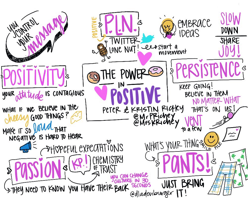 dladenburger's tweet photo. Positivity.PLN.Persistence.Passion...PANTS! Love these two! Thanks for your passion and positivity @MrsKRichey @MrPRichey #TeachLoud @ice_il #ICE19 https://t.co/MMjCeKsXeG