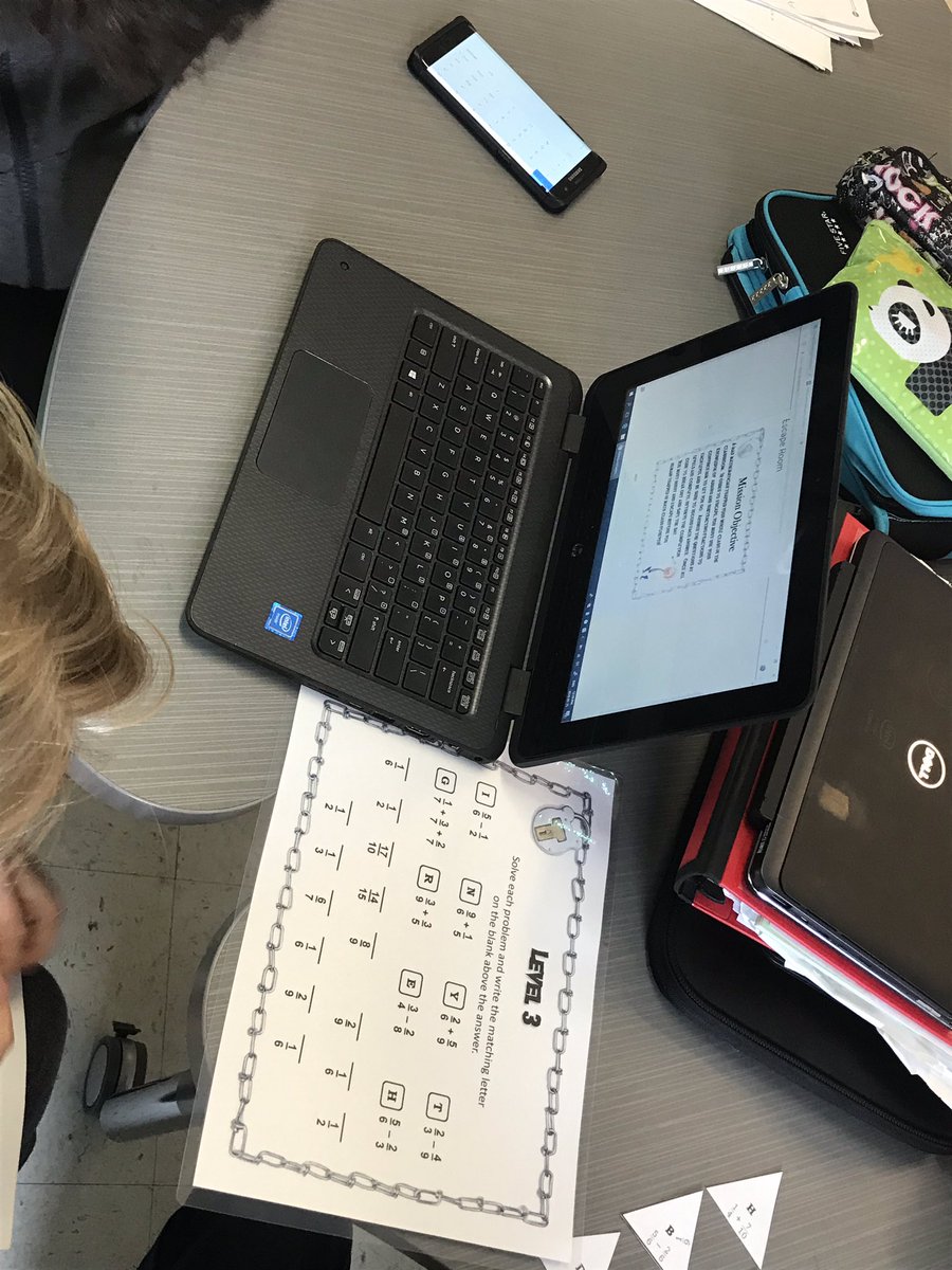 missnic2's tweet image. Using different fractions models that we learned about using @geogebra to solve our Adding/Subtracting Fractions Escape Room! #MathFUNdamentals @HWDSBmath