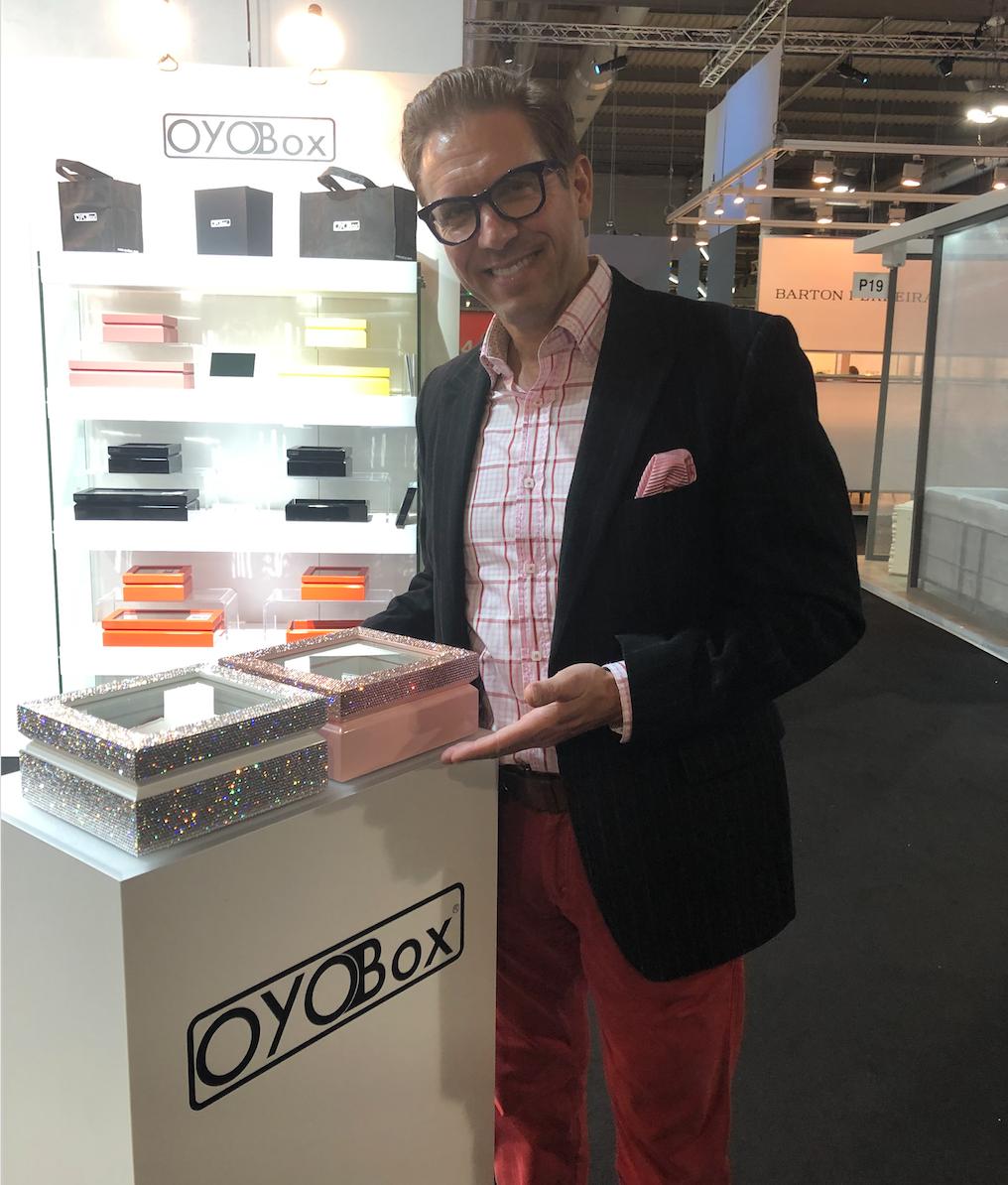 Oyobox's tweet photo. Here we are on Day 3 in Milan at the MIDO Eyewear Show! @MIDOExhibition #MIDO2019 #Livethewonder
#OYOBox #GiftsofEase #HomesforyourEyewear https://t.co/N1CMzVR0Cp