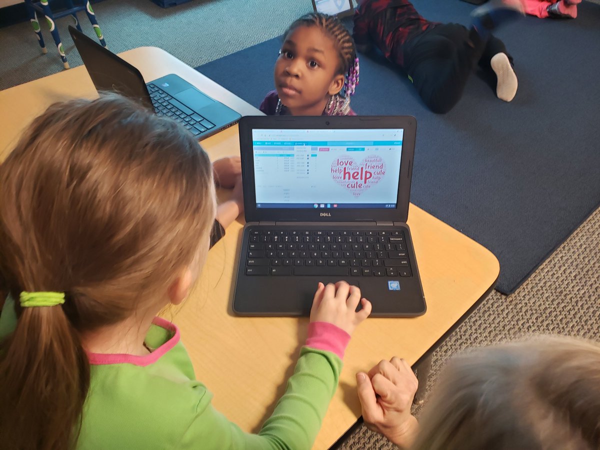 MrsMRYoung's tweet photo. Creating some Wordart word clouds today with @ROARingCougars for our upcoming kindness week! @RichlandTwo #creativity #techrocks #tlclife https://t.co/Keq6REv4YC