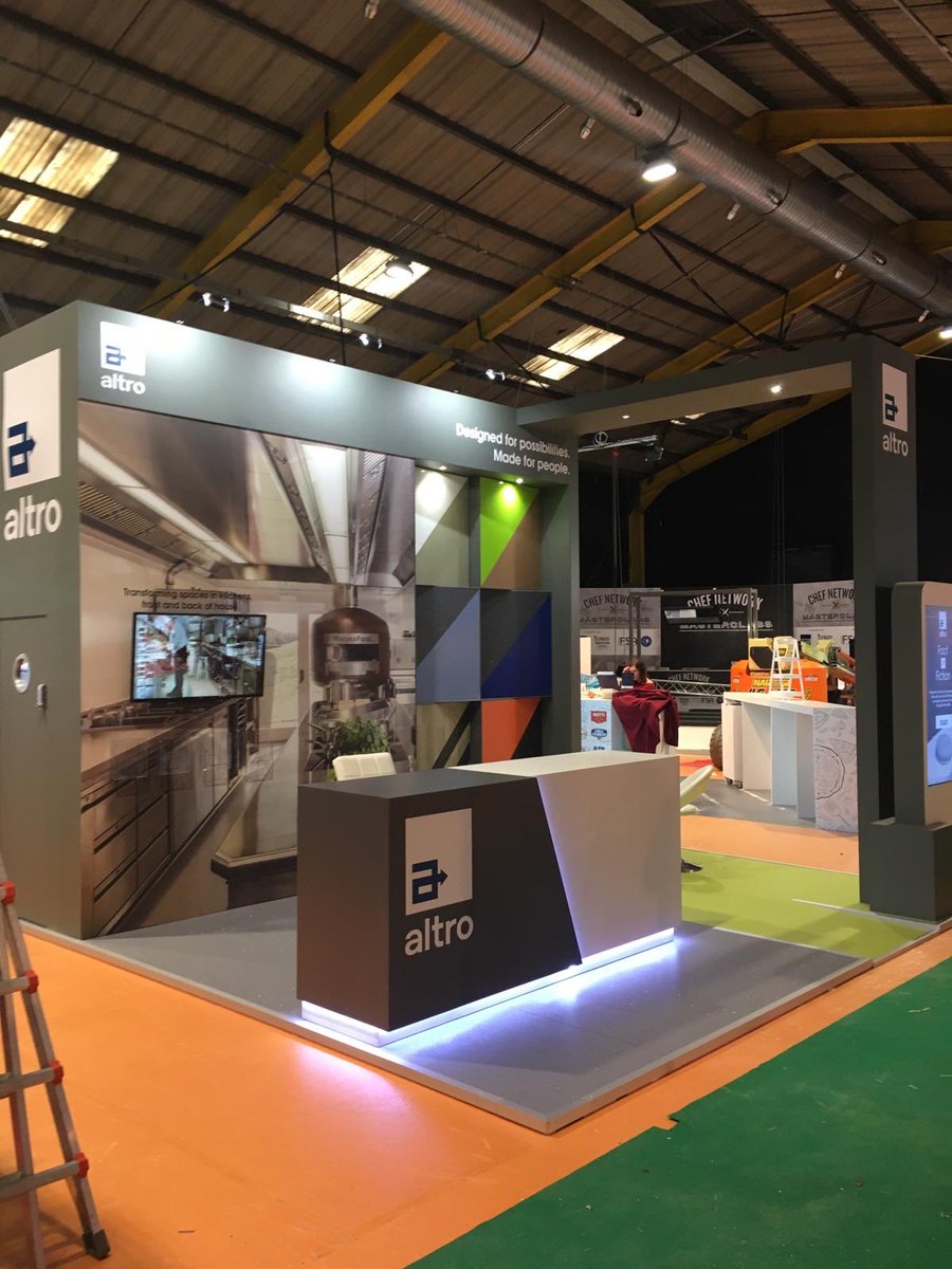 Altro_Katherine's tweet photo. Another brilliant stand build by @identityglobal for #CATEX2019 join us from tomorrow on stand B34 @AltroFlooring https://t.co/Q39EyhW1YK