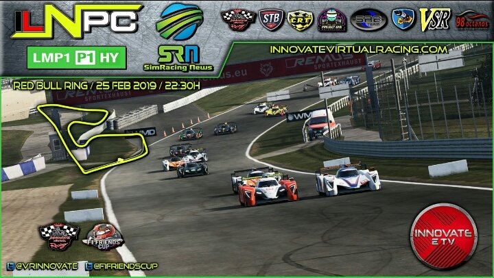 DesignArtStudio's tweet photo. #ILNPC @SimRNews_Es Comienza la hora de la verdad!! 
Abrimos la competición con la #DivisionLMP1 y lo hace desde el circuito #RedBullRingGP
Desde las 22:30h te lo cuenta en directo nuestro comentarista @IVR_Cabayashi
Comenzamos!!!
@F1Friendscup https://t.co/f7cEDRpXYQ