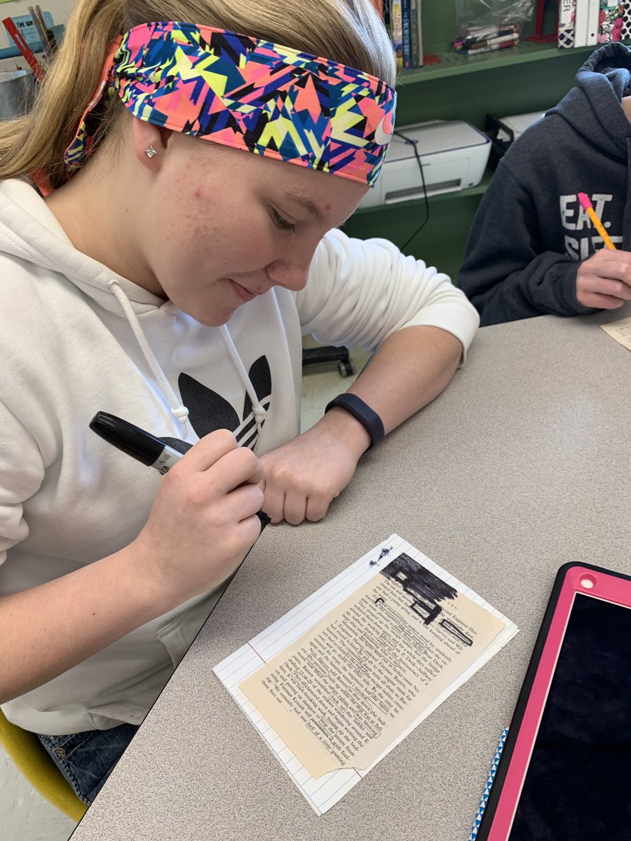 itslitclass's tweet photo. #blackoutpoetry in reading enrichment! #wpmschat https://t.co/goN07WGvdX
