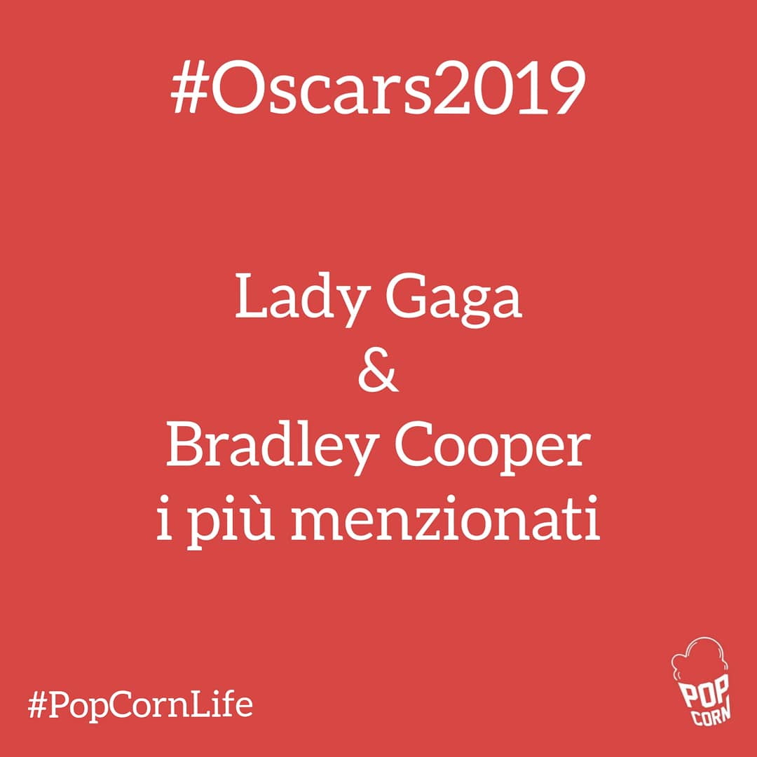 popcornblogtv's tweet photo. Gli #AcademyAwards ieri sera hanno totalizzato 7milioni 700mila tweet 🎬
I più menzionati sono stati #LadyGaga e #BradleyCooper che con i loro sguardi hanno fatto sognare tutti 😍
L'Oscar per la miglior canzone ha generato un picco di 70mila tweet 🍾
#oscars2019 #popcornlife https://t.co/z1saAuV6oH
