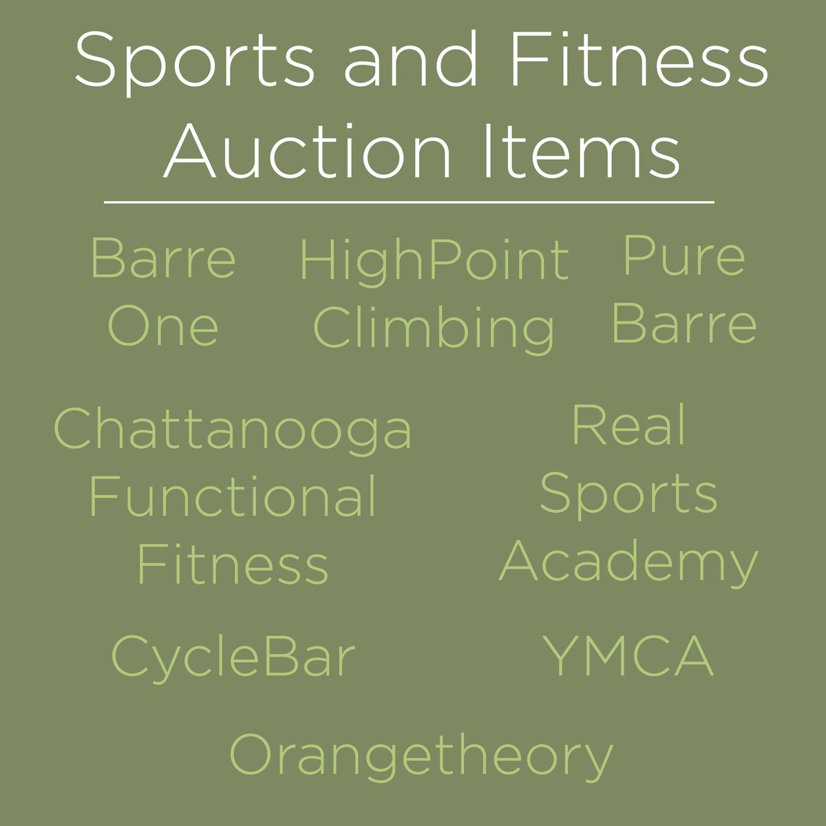 austinhatcherfo's tweet photo. Check out a few of the Sports and Fitness Auction Items for our 9th Annual CELLARbration event this Friday. Visit our website to purchase your tickets: https://t.co/CQbGwfMVT5 

#CELLARbration https://t.co/63CQV36qyd