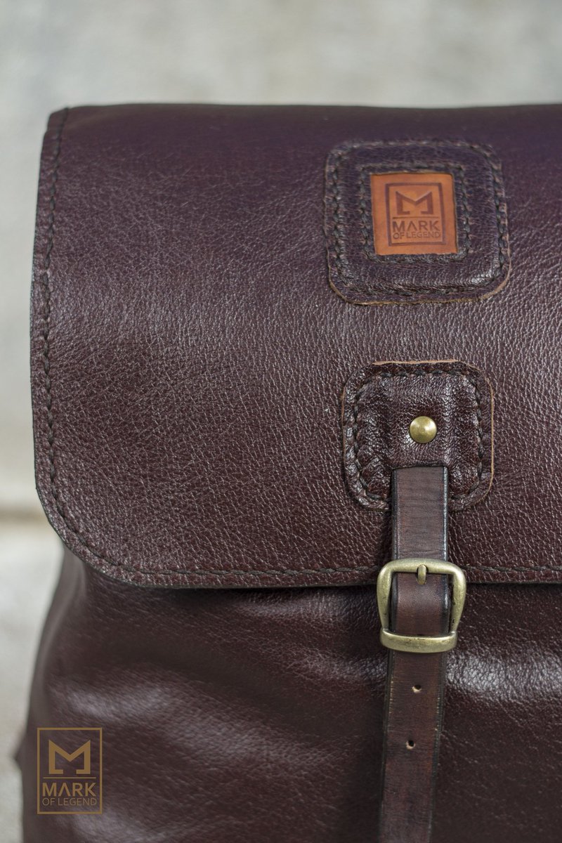 MarkOfLegend1's tweet photo. Leather backpack done in Nicotine Brown.
#markoflegend #genuineleather #realleather #leatherbackpack https://t.co/lfsys2c1X1