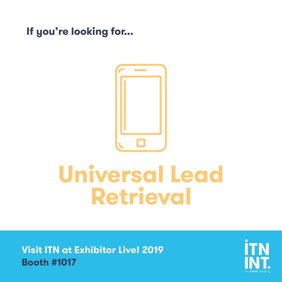 ITNINT's tweet photo. Come visit ITN and @AventriSoftware today, tomorrow and Wednesday at #ExhibitorLive 2019, Booth #1017! #booths #eventprofs https://t.co/1IBekEsLfL
