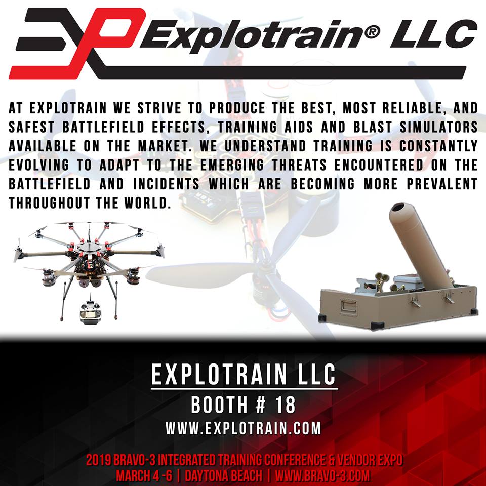 Explotrain's tweet image. The The B3 Training Conference is fast approaching and we are really looking forward to what this year's conference has in store. We will be at booth #18 and we're bringing our latest and greatest products!

#military #tactical #EOD #boom #explotrain #innovation #counterterrorism