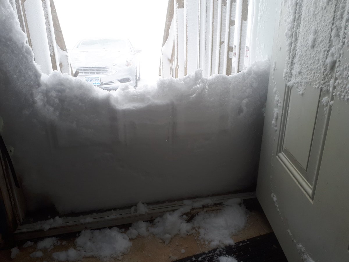 thefalse_earguy's tweet photo. Officially snowed in, oh wait I have livestock in barn, out we go through the snow storm, #ontag #stormstayed #snowstorm2019 https://t.co/6sMnMNke7M
