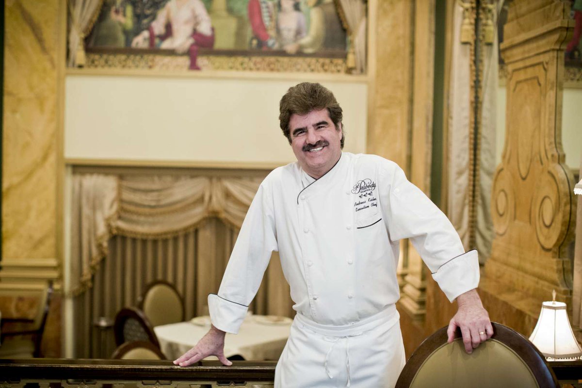 Our very own Chef Andreas Kisler was awarded 2019 Chef of the Year by <a href="/MemRestaurants/">Memphis Restaurants</a>! Join us in congratulating him by dining with us at The Peabody!
