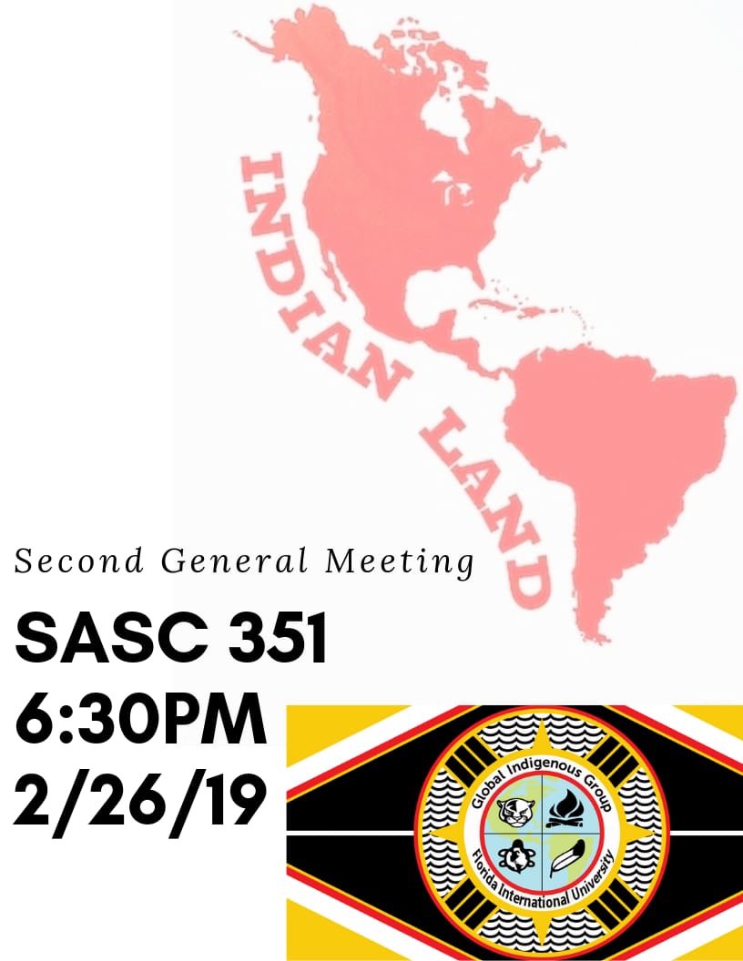 GSS collaborator the Global Indigenous Group will be hosting its second general meeting TOMORROW at 6:30pm. Join them for more information about their objectives and events throughout the semester!