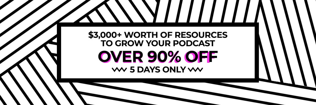 Productivityist's tweet image. “If this bundle was available when I started podcasting, I’d be all over it.” - Host of The Productivityist Podcast and 3 Minutes of TimeCrafting, @mikevardy 

Get the Podcast Power Pack for a limited time! bit.ly/Vardyppp

#podcasting #podcastpowerpack @podpowerpack
