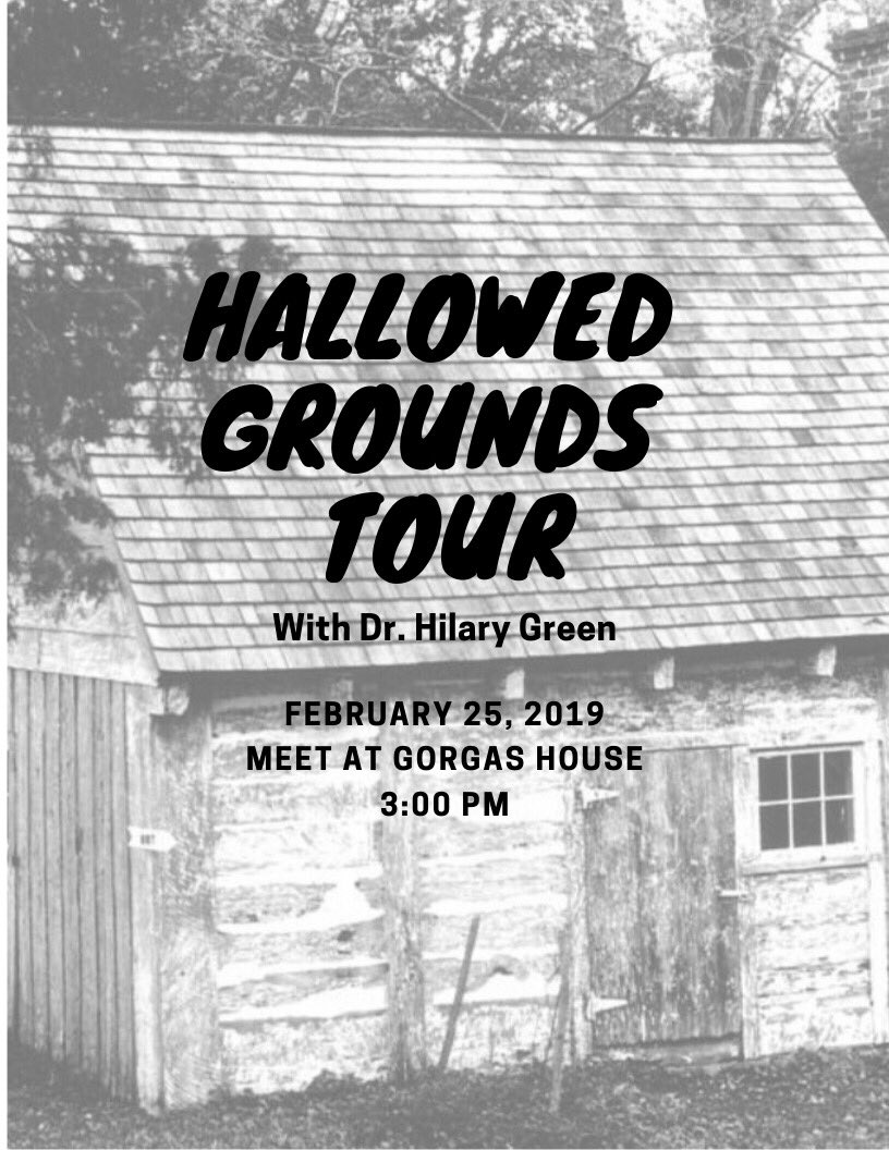bsu_ua's tweet photo. Make sure you come out today to our first event of BSU Week! Today is the Hallowed Grounds tour, which focuses on UA’s history surrounding the treatment of African Americans— information you don’t learn on a regular campus tour. We hope to see you there! #bsuweek2019 https://t.co/FnleU16e4U