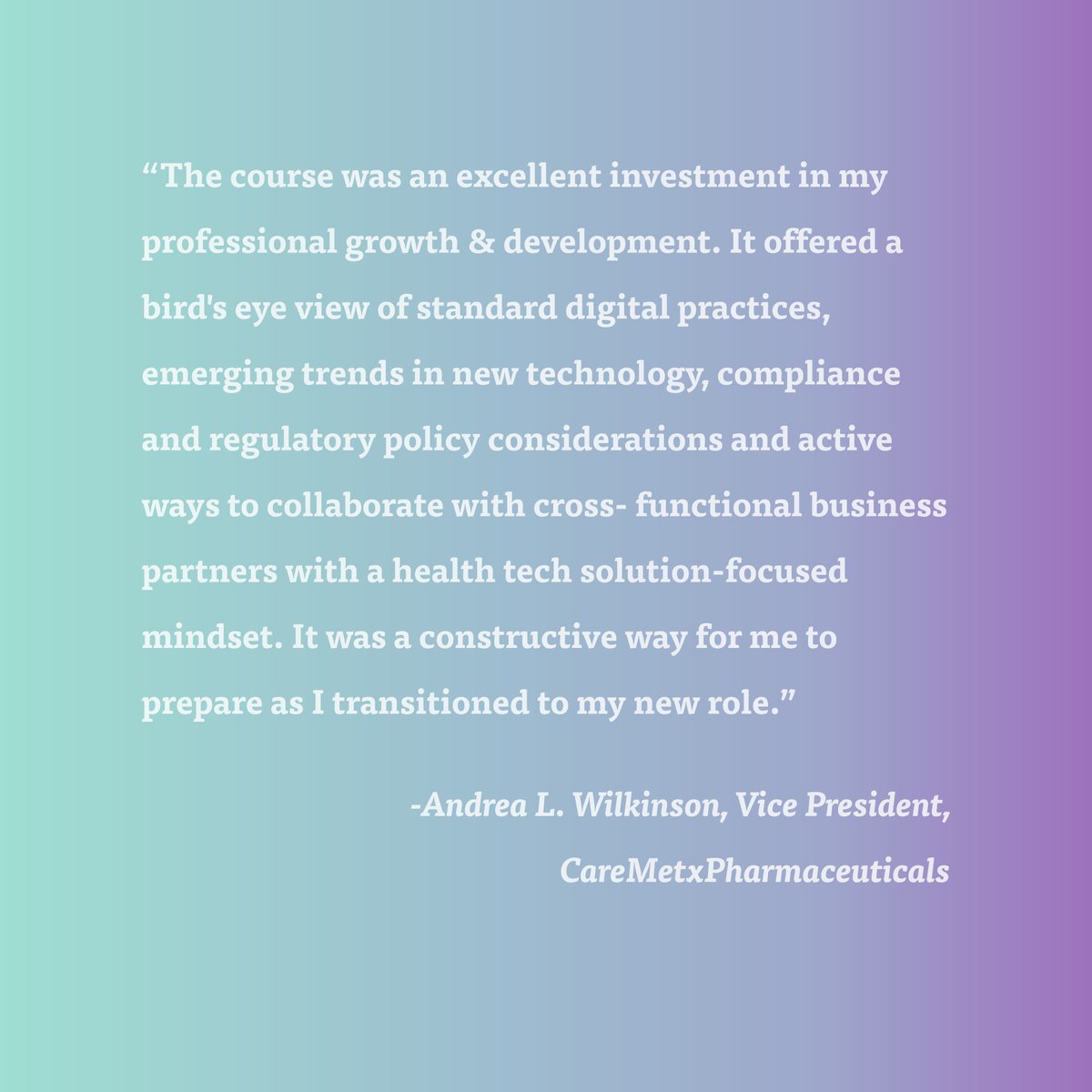 Register now for a free informational webinar to learn more about the 1st and only Certificate Program for Business Partnering in Digital Innovation. This program gives you the skills and savvy needed to help accelerate your career progression. #HBAimpact ow.ly/dBu930nIsvc