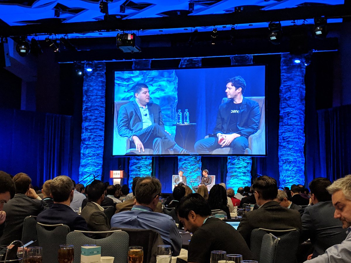 LiveVested's tweet image. Enjoying the discussion between Todd from @pendoio and John from @MapAnything at @CEDNC