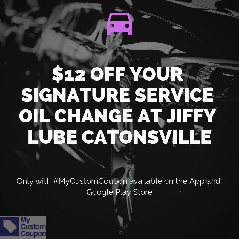 🚦STOP 🚦 And download #MyCustomCoupon on the App ow.ly/n4BB30f6pVU and Google Play Store: goo.gl/BEm6AT for access to hundreds of coupons for #Autocare and repairs in the Maryland area!! 🚘