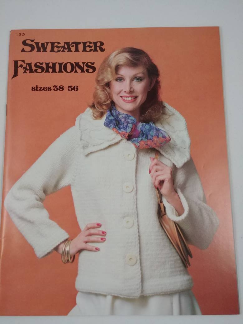 BettysTreasure's tweet image. Craft Books 130 - Sweater Fashions Sizes 38-56 etsy.me/2XmD2pH  #knitting #retrofashion #sweaterpatterns #bettysattictreasures