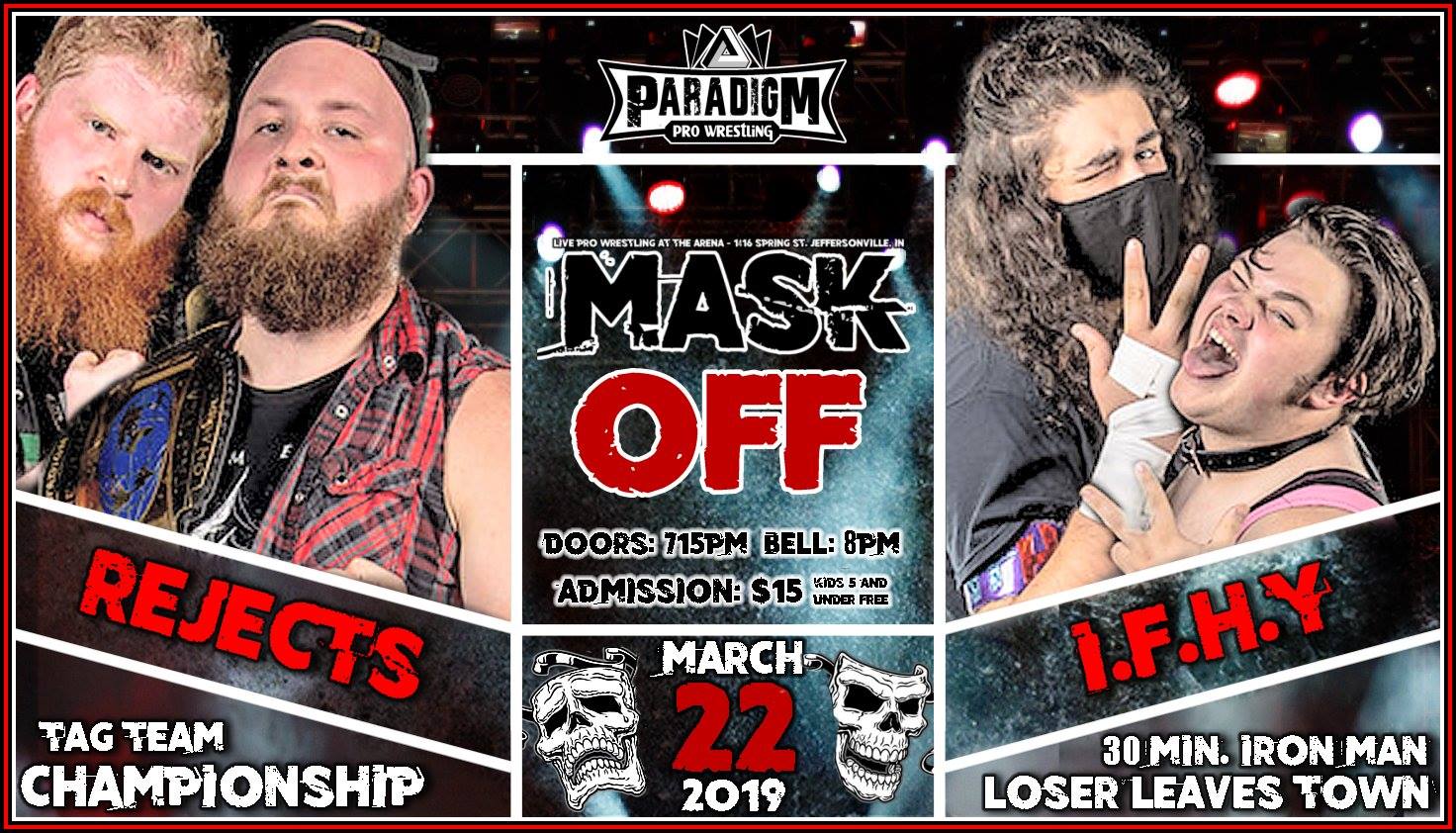 Paradigm Pro Wrestling on X: We're back again TONIGHT on