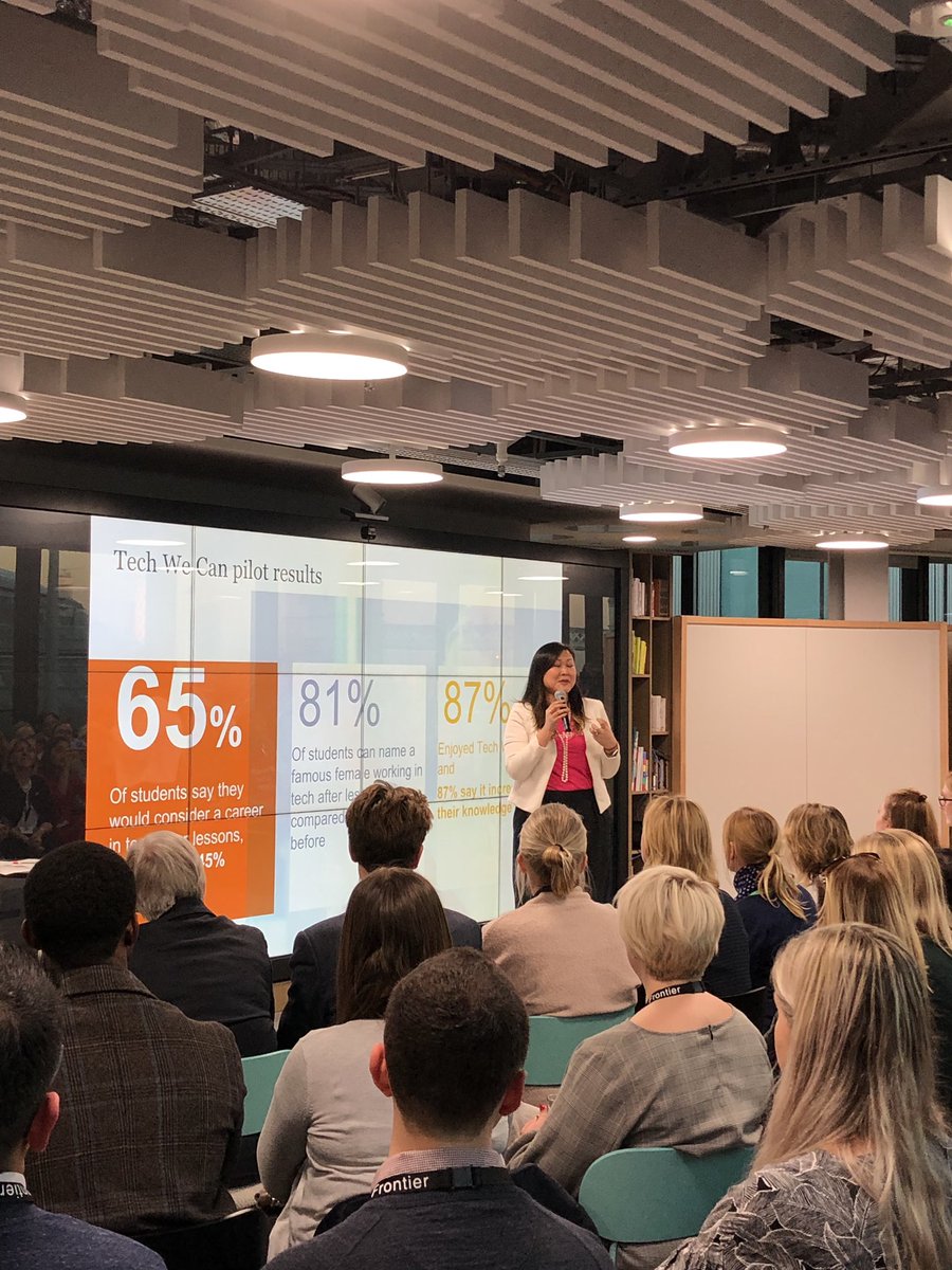 This evening we’re celebrating the first anniversary of the Tech She Can Charter. With over 90 businesses now signed up, all firms are committed to tackling the root causes of a lack of women working in #technology #techshecan
