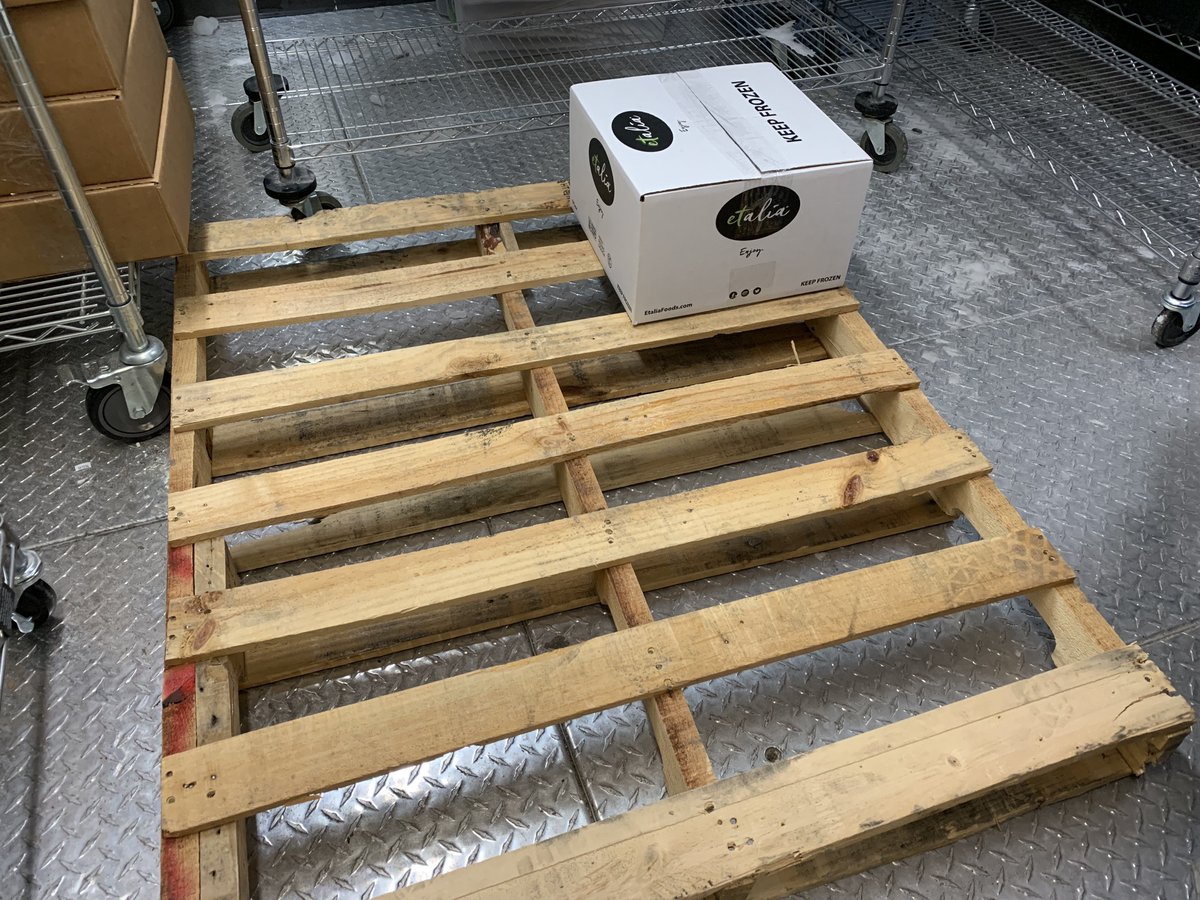 EtaliaFoods's tweet photo. "A journey of a thousand miles begins with a single step." -Lao Tzu 
Shot of our VERY FIRST completed box of unforgettable Etalia Pizzas. This moment is the culmination of 10 years of tasting, testing, improving and NEVER GIVING UP.  #Grateful #glutenfree #organic #pizza https://t.co/QdeL1ejoMZ