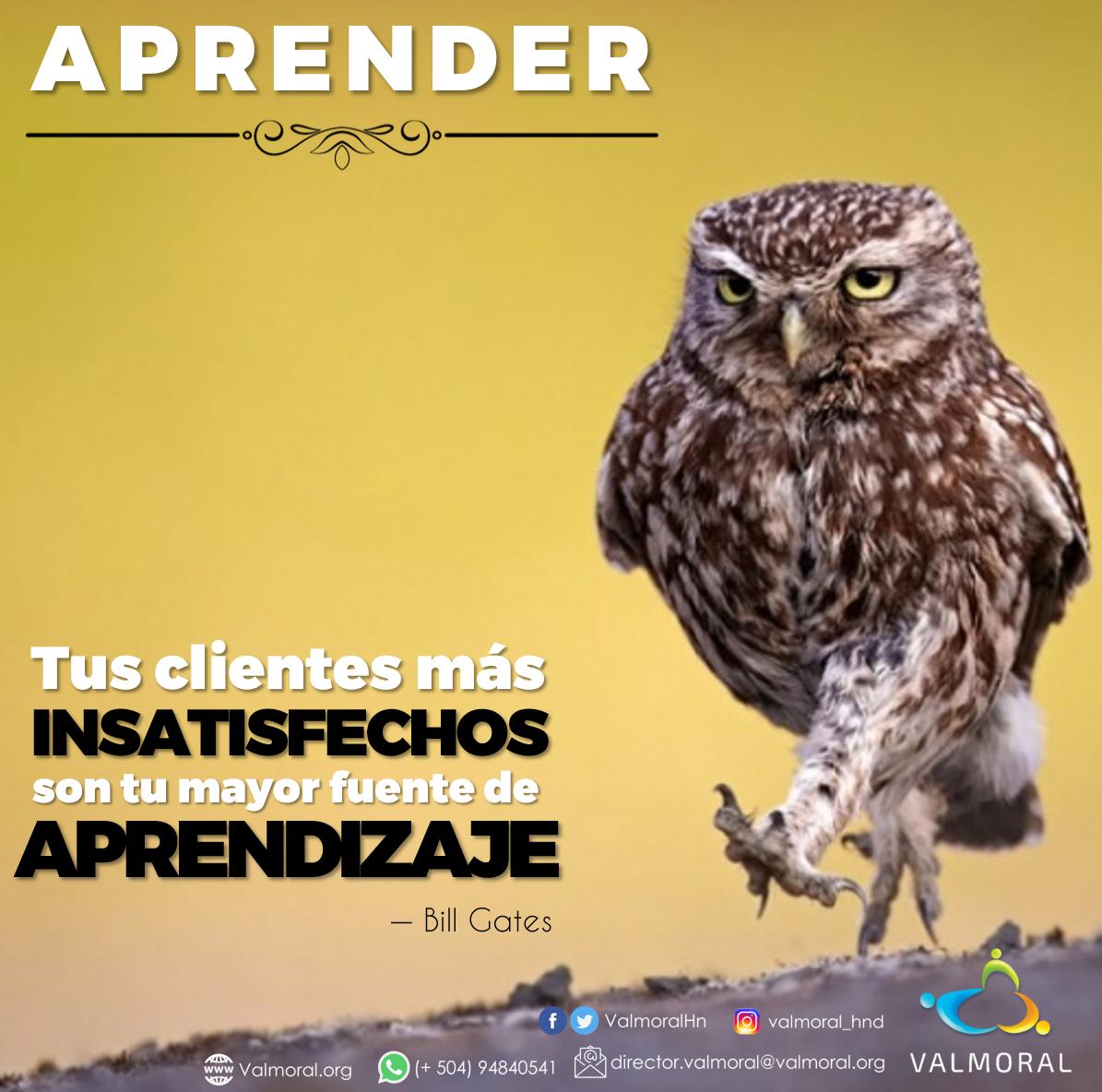 #ValordelMes Estamos en la última semana del mes. No perdamos oportunidades para #aprender.