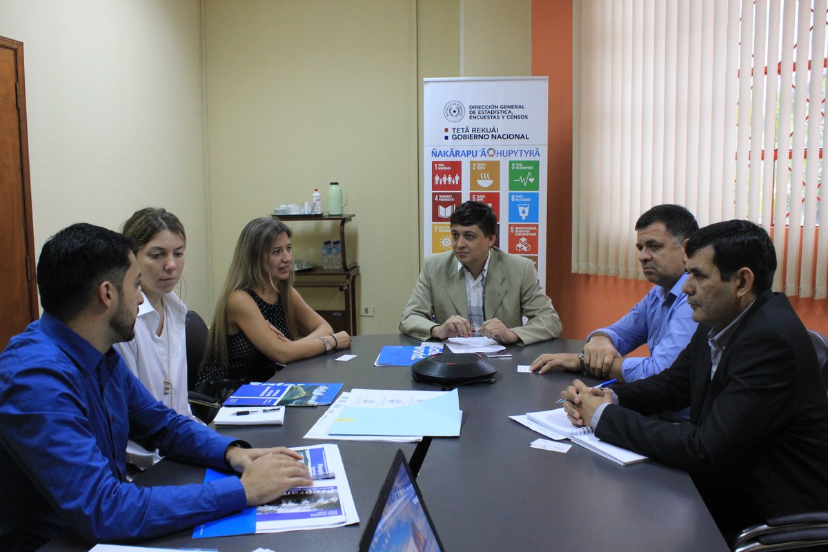INE_Paraguay's tweet photo. El Pacific Disaster Center #PDC, centro de ciencia, información y tecnología aplicada a la reducción de los riesgos de desastres, por intermedio de la @senparaguay, se encuentra interesado en una cooperación técnica con la DGEEC para fortalecer los indicadores sobre este tema. https://t.co/7ezqTvpCrd