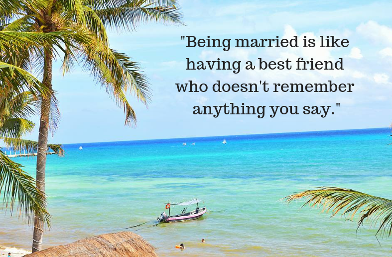 PlannerJoyce's tweet photo. "Being married is like having a best friend who does not remember anything you say."

who agrees with that? 🙋 https://t.co/wVoUWNRD37