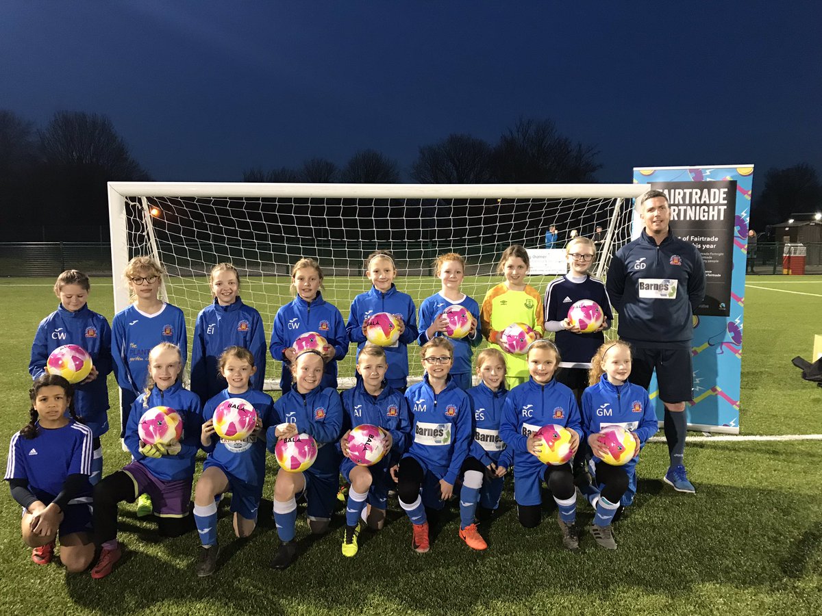 JCK3007's tweet photo. What a wonderful start to #FairtradeFortnight2019 delivering new @BalaSportUK #Fairtrade Footballs to @lichfieldcityfc Girls U10s team. The balls have been donated by @mycoopfood @mycooplife MCC @GallieAmanda @jodymeakin2009 @FairtradeUK https://t.co/veX9ltKfKg