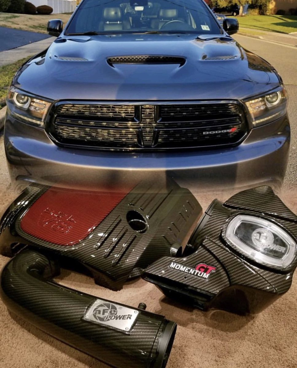 aFePOWER's tweet photo. njgcrt (IG) added some personal flavor to his new aFe POWER Momentum GT intake 🔥 We love that #carbonfiber look 🤤 Shoutout to KOW Performance for the pic!
.
.
#afepower #afeintake #momentumgt #dodgedurango #jeepgrandcherokee #jeepintake #dodgeintake #srtdurango #mopar https://t.co/izYtSpZFyh