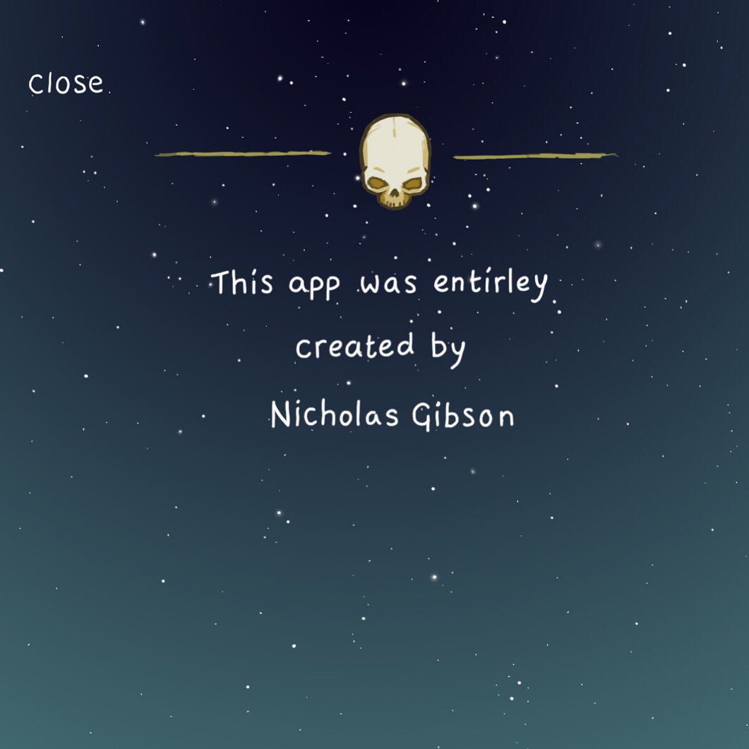 nikosanstudios's tweet photo. Just finishing up some obviously very important parts 😜 like a credits page :) almost ready to submit the game
.
#indiedev #indiedesigner #indiegame #indiegamedev #indiegames #ios #app #comingsoon #phaserjs #deathcaster #photoshop #iosgames https://t.co/arHeWhoz4F