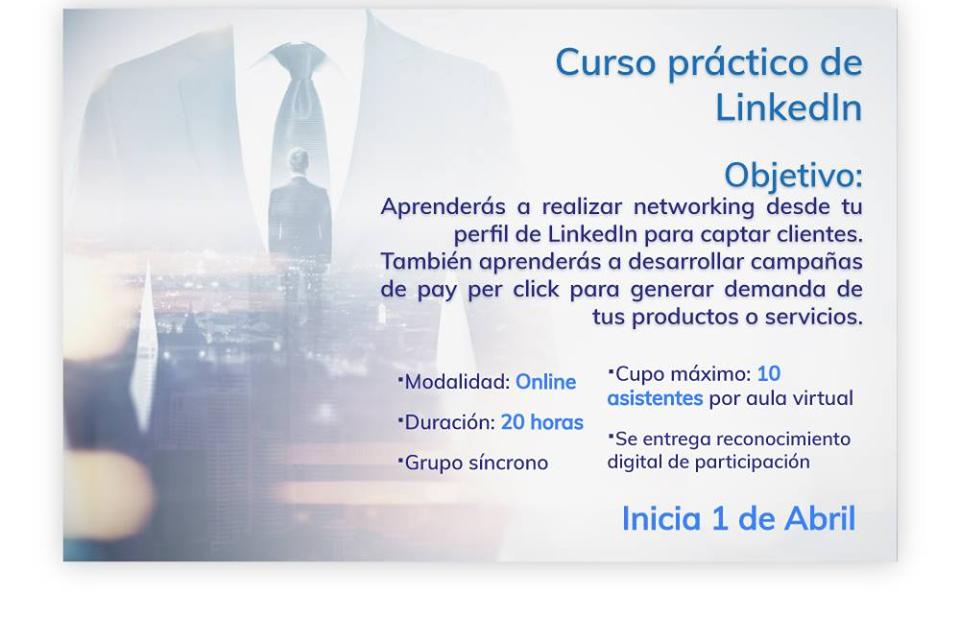 Capamak_of's tweet photo. ¡El mundo de los negocios ha cambiado!
Aprende a realizar Networking en LinkedIn y a desarrollar campañas pay per click.
¡Cupo limitado!
Consulta más información 👉 https://t.co/GDXJbVwb91

#Capamak #CursoOnline #LinkedIn #MarketingDigital #Marketing #SocialMedia https://t.co/z4eJMJxT9X