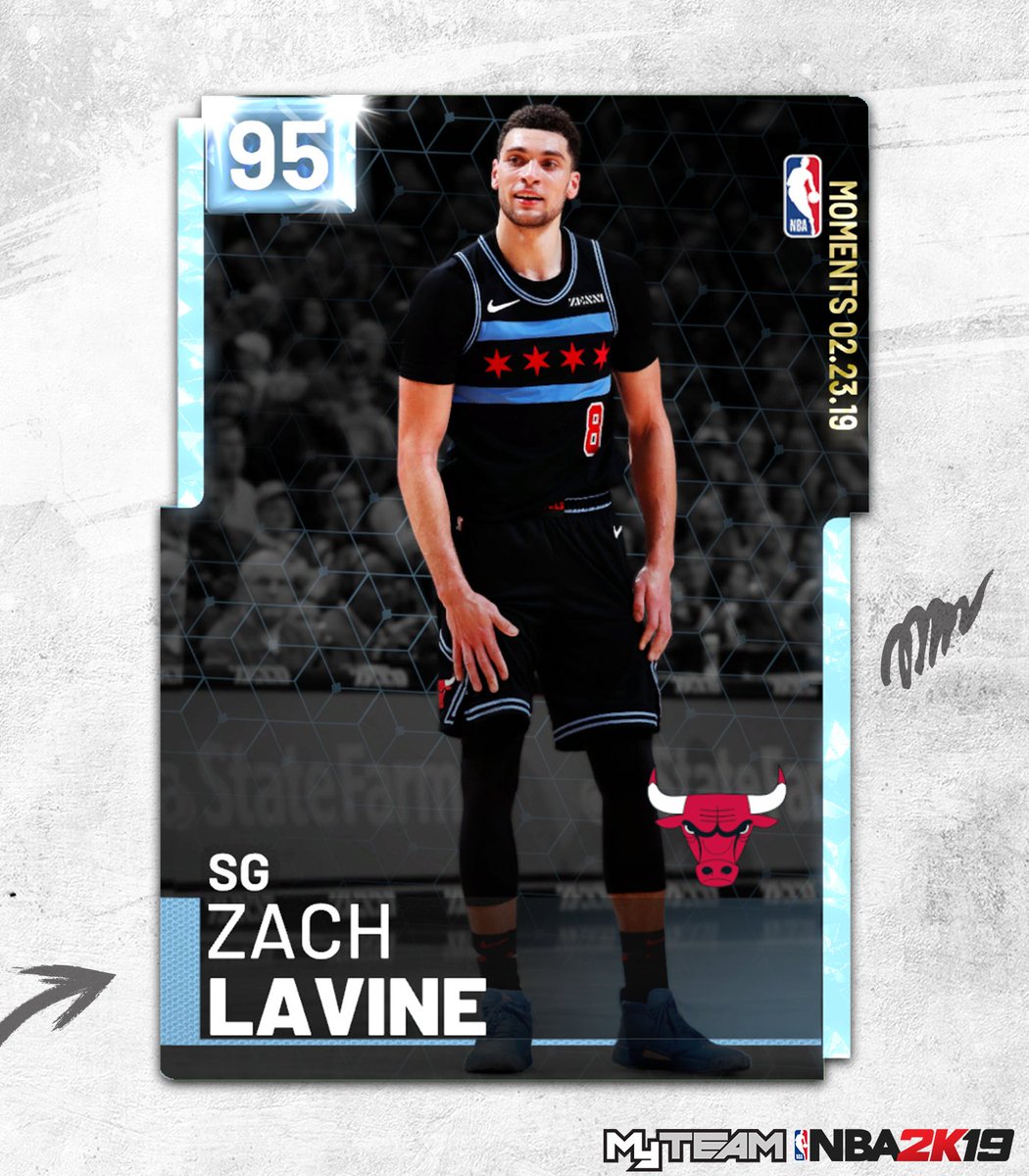 NBA2KMyTEAM's tweet photo. 🔥 These dudes balled OUT this weekend! Cop Diamond @ZachLaVine and Amethyst @MarkkanenLauri in Moments and Heat Check packs now, available until Thursday 12pm PT https://t.co/9qrc4cx9dm