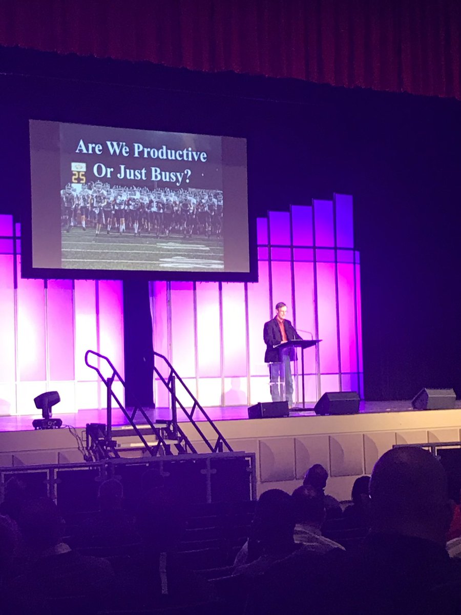 SV_Rangers's tweet image. Coach Hill speaking about “being productive” @THSCAcoaches Leadership Summit @COMALISD_AD @cisdnews @SmithsonValley @mwahl281