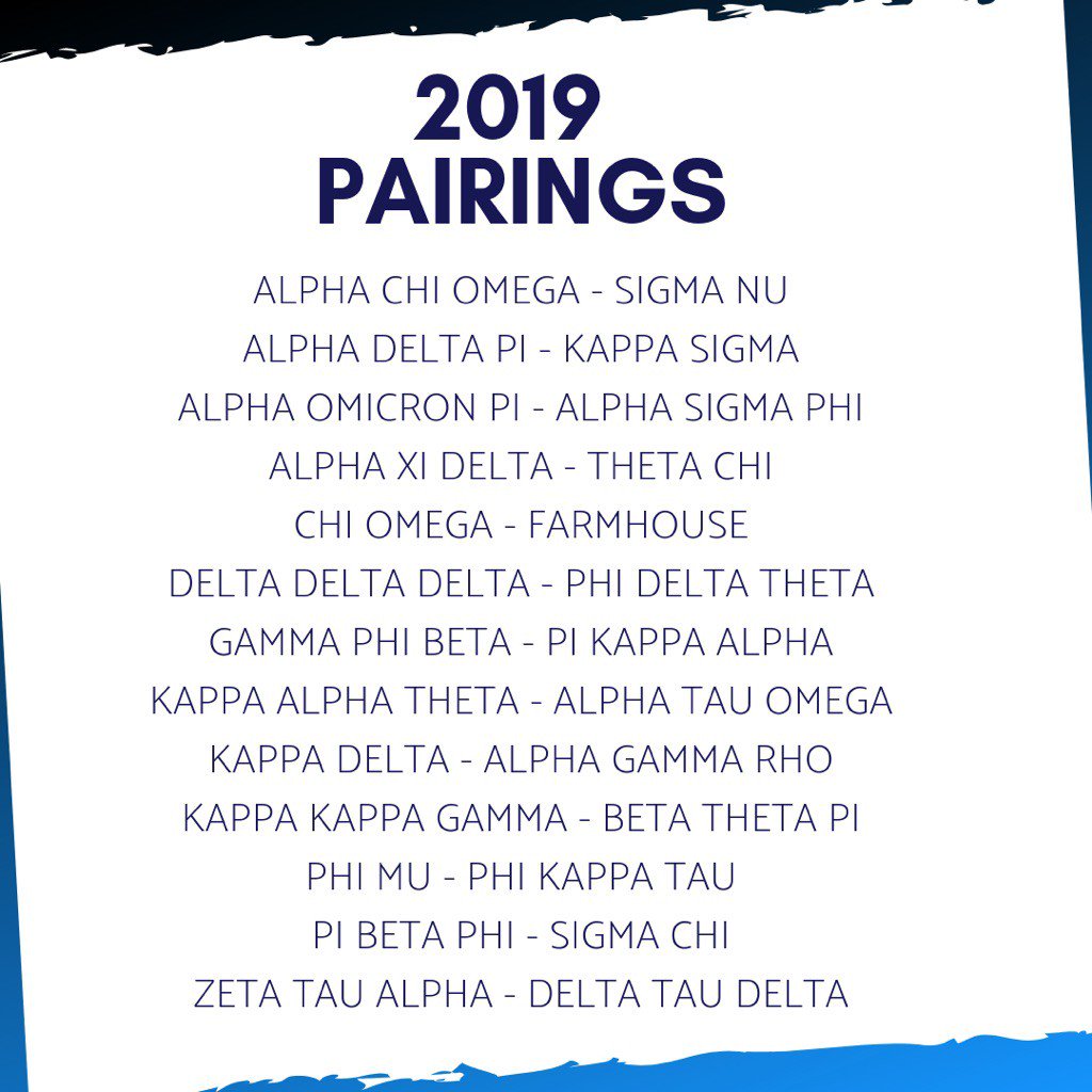 OSUSpringSing's tweet image. So excited to announce our Spring Sing Pairings for this year!! #OSUSpringSing 2019 has officially started 😎
