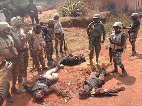 EstoppelP's tweet photo. @Free_NW_SW_CMR @Naneve2 @AIPC_HRO @antonioguterres @UN_PGA @UN_HRC @UNHumanRights @UN @RefugeesChief @CNNAfrica @hrw @cnni @Maggie_DeBlock @PressSec @BorisJohnson @MuylleGeert @USUN @UNIC_Yaounde @AJEnglish @CGVS_CGRA @USEmbYaounde @melissarfleming @BelgiumUN @EU_Commission @UKParliament @UN_Cameroon @GermanyUN @UKinCameroon @realDonaldTrump It's been close to three years now when the people of Former British southern cameroons (Ambazonia) stood up to say #notocolonization of their territory by #France through #Cameroun.A #genocide on the people followed till date!. Are there no good nations out there?.SOS from Evil! https://t.co/ABmKYIvSVe