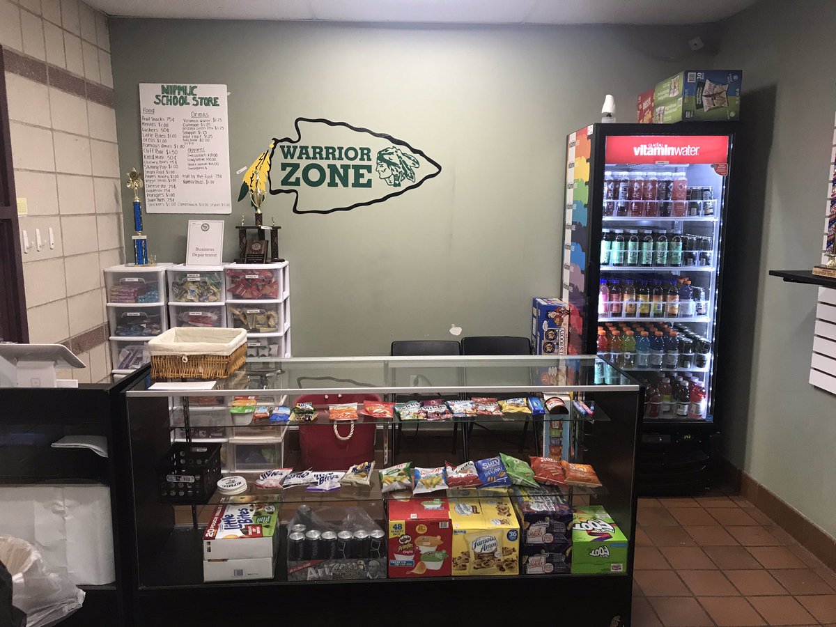 The store is restocked! Stop by this week to get snacks and drinks!!