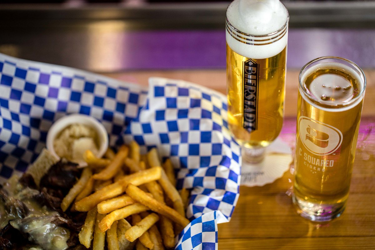 For $12 you can get our daily lunch special with a @bierstadtlager or a <a href="/csquaredciders/">C Squared Ciders</a>, but did you know it also comes with fast wi-fi to make your next "working lunch" real productive (or not). 🍻👨‍💻
